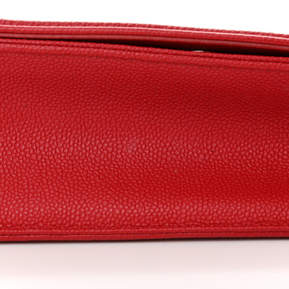 Christian Dior Grained Calfskin Small Diorama Flap Bag Red 13 of 15