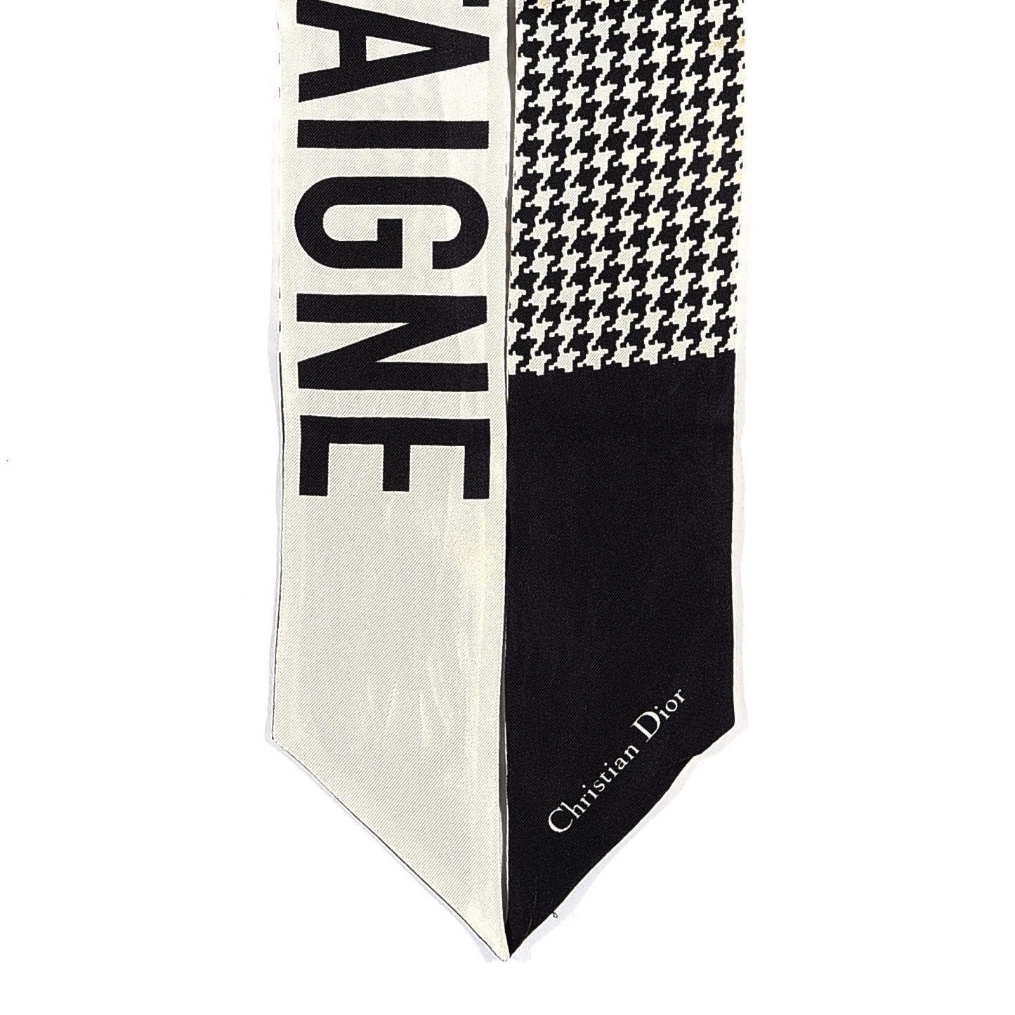Silk 30 Montaigne Mitzah Scarf Black White