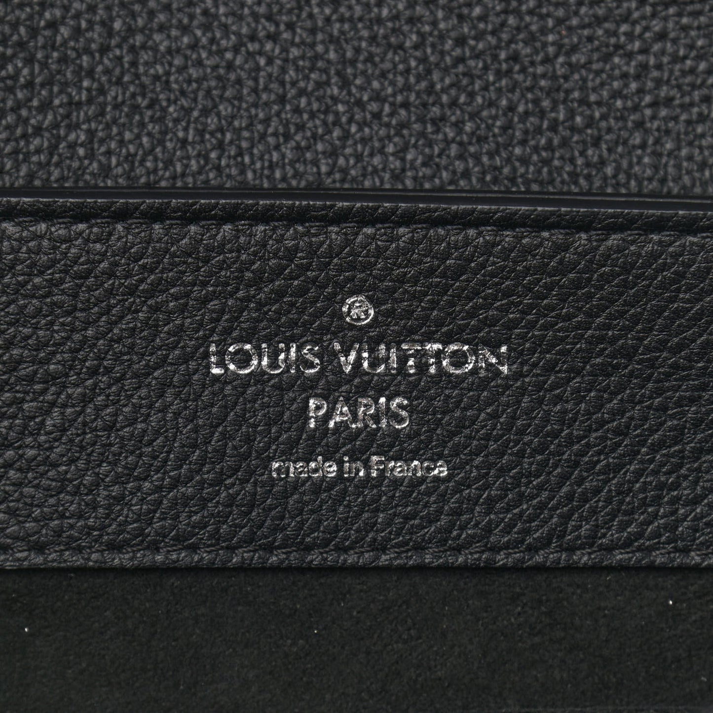 Calfskin Lockme Backpack Black