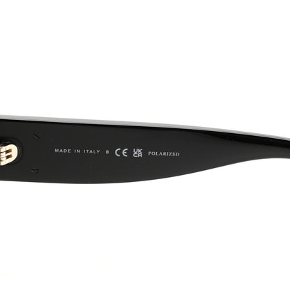 Chanel Acetate CC Polarized Square Sunglasses 5555 Black 5 of 8