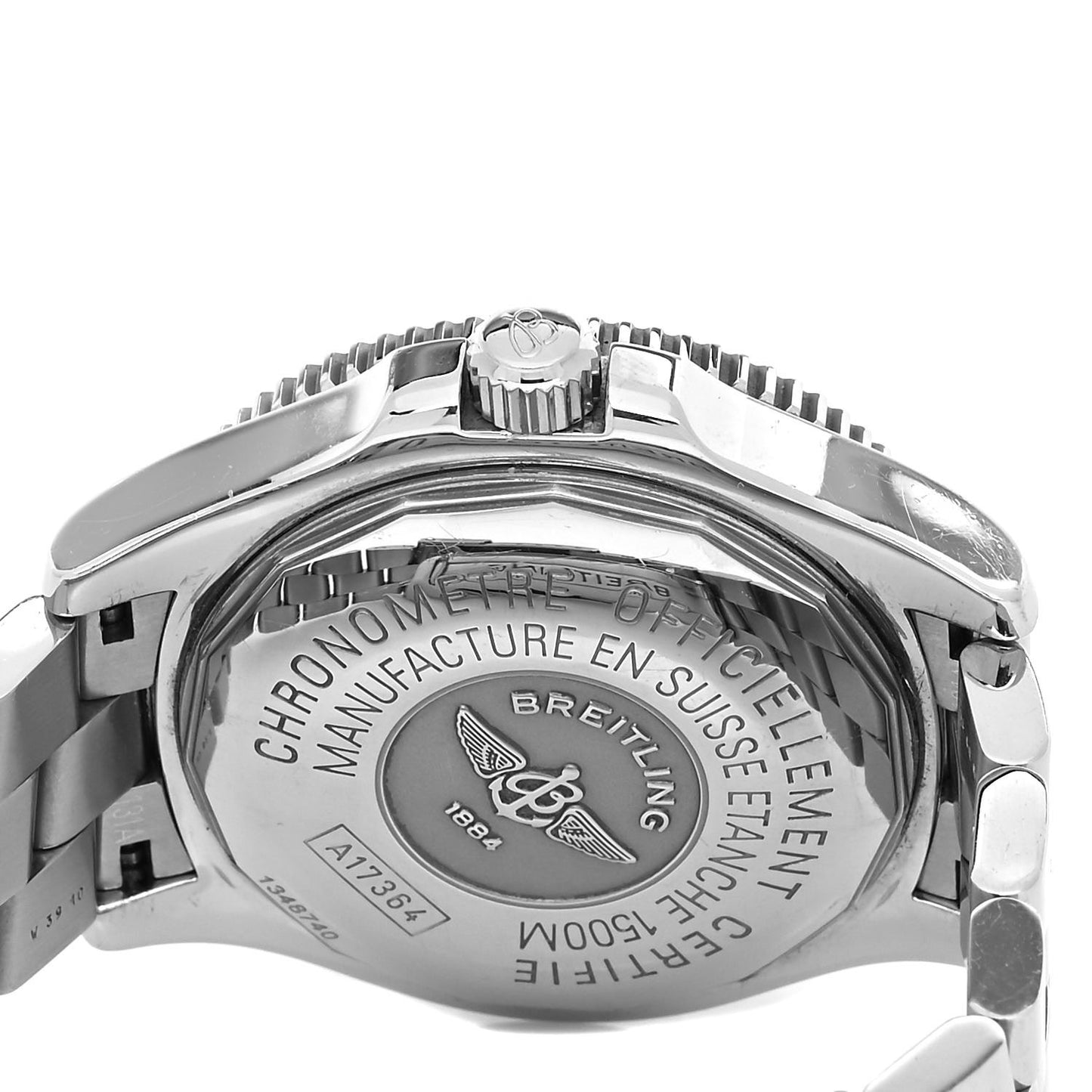 Stainless Steel 42mm SuperOcean Automatic Watch Blue A17364