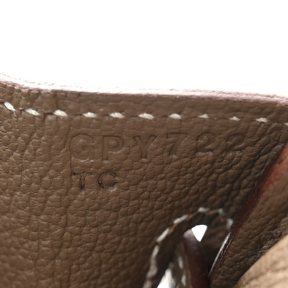 Hermes Togo Birkin 25 Etoupe 7 of 11