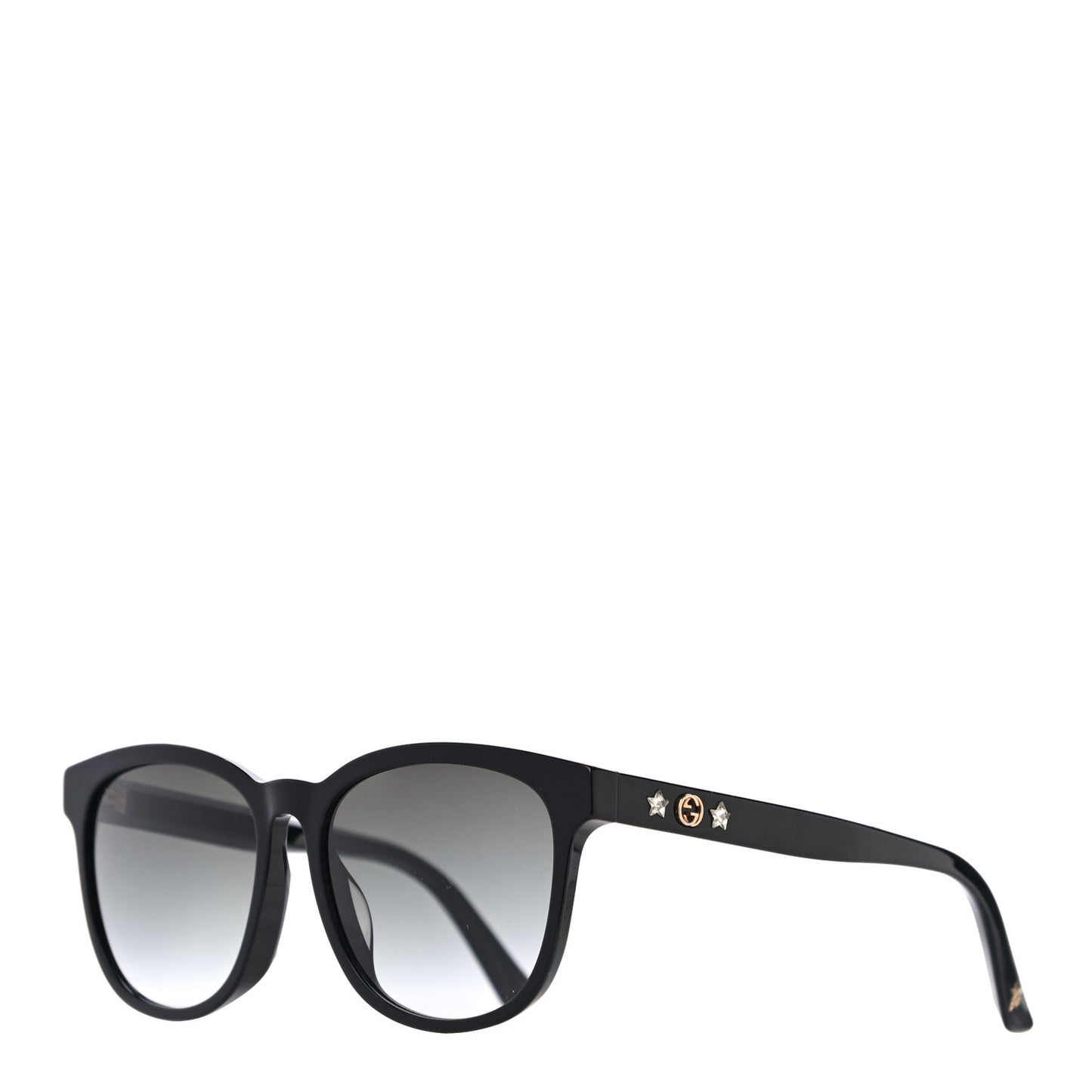 Round Frame Star Sunglasses GG0232SK Black