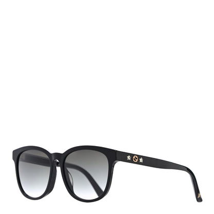 Gucci Round Frame Star Sunglasses GG0232SK Black 1 of 8