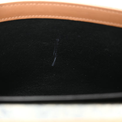 Saint Laurent Denim Monogram Chain Wallet Rodeo Blue Cinnamon 14 of 15