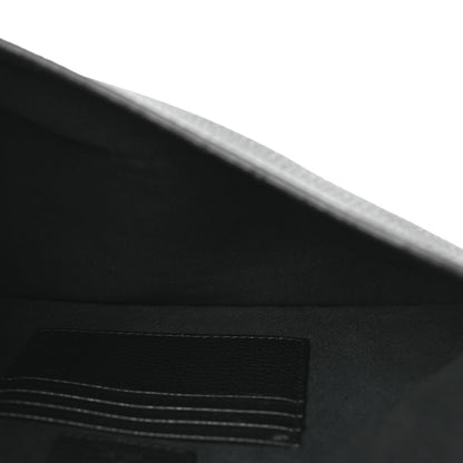 Valentino Garavani Pebbled Calfskin Large Rockstud Envelope Clutch Black 5 of 8