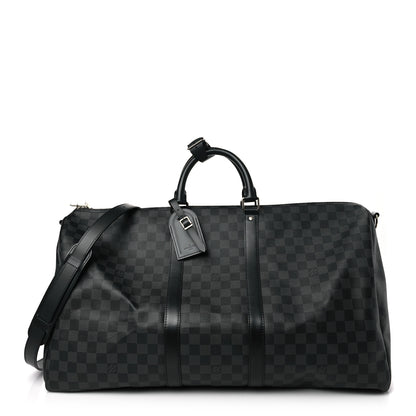 Louis Vuitton Damier Graphite Keepall Bandouliere 55 1 of 7