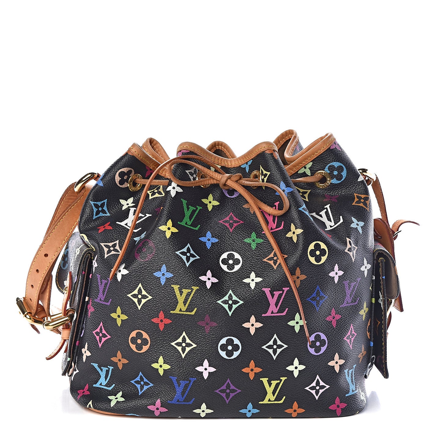 Monogram Multicolor Petit Noe Black