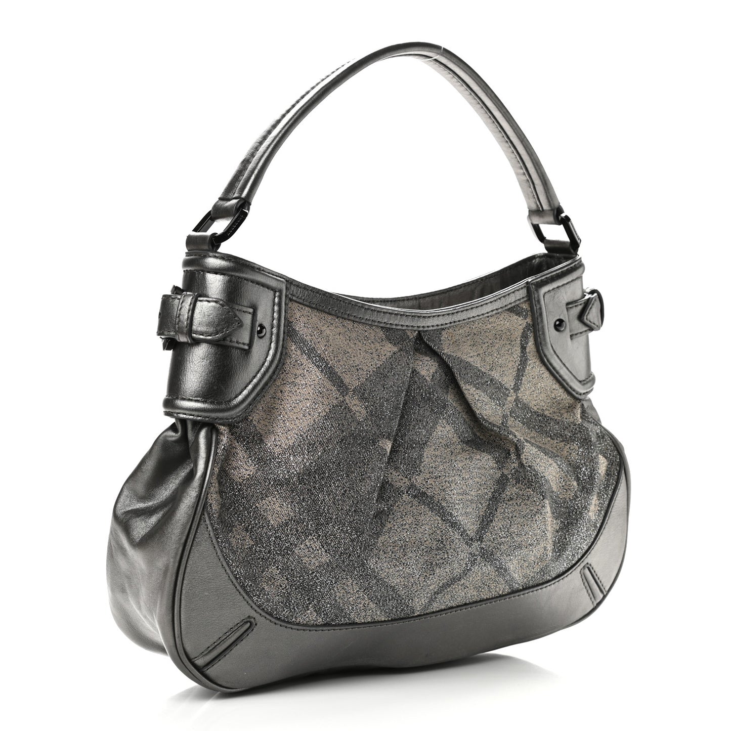 Shimmer Check Fairby Hobo Pewter