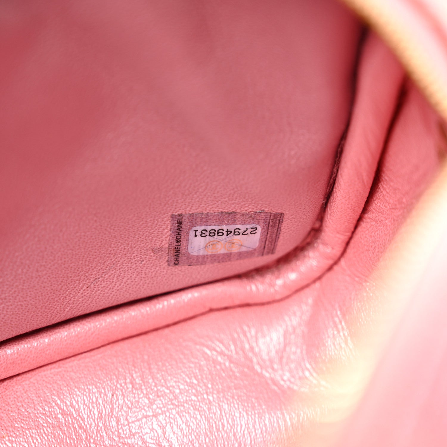 Chanel Iridescent Caviar Quilted Small Timeless Camera Case Pink 7 of 10