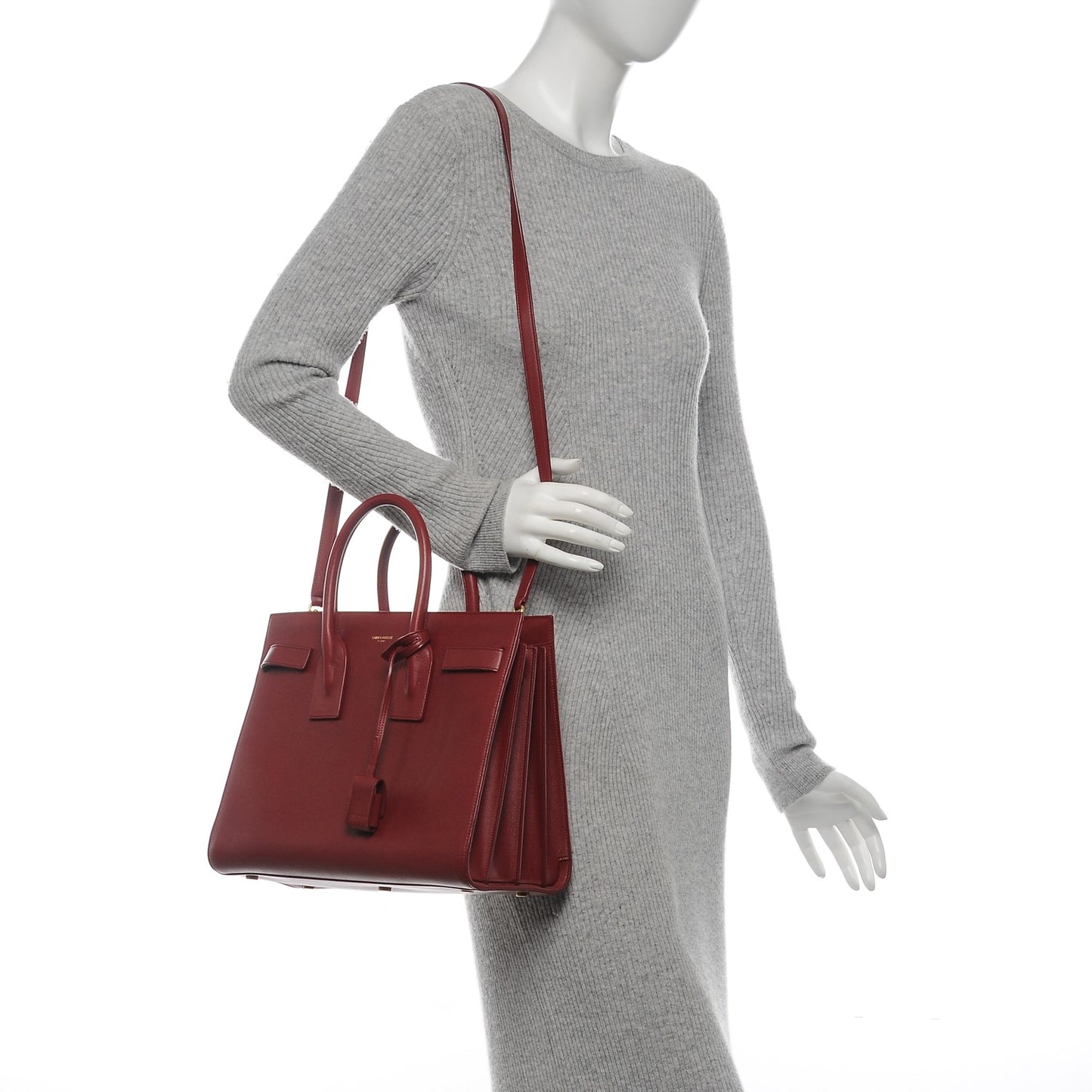 Calfskin Small Sac De Jour Oxblood
