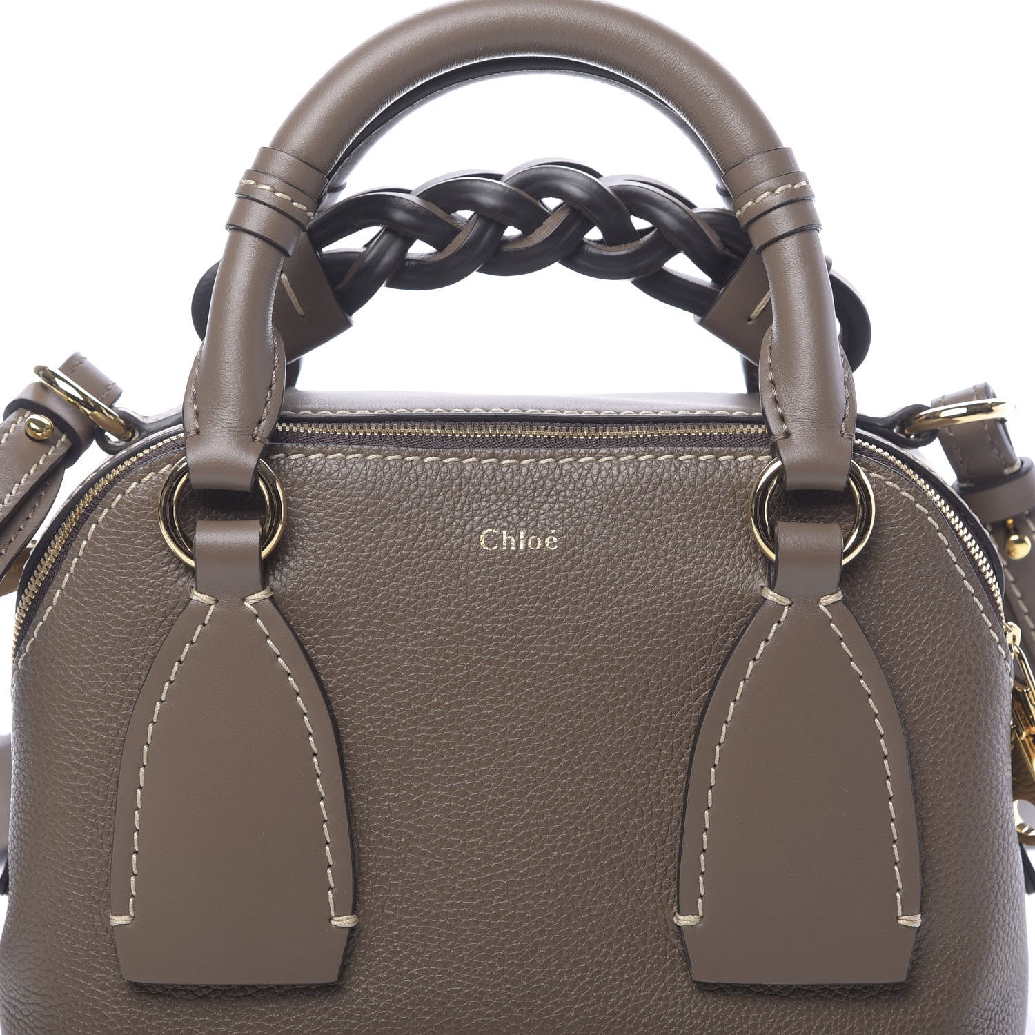 Chloe Calfskin Small Daria Army Green 8 of 10