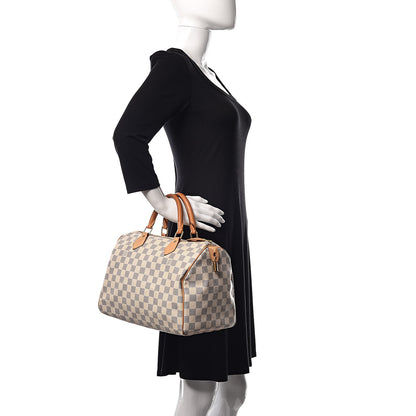 Louis Vuitton Damier Azur Speedy 30 2 of 25