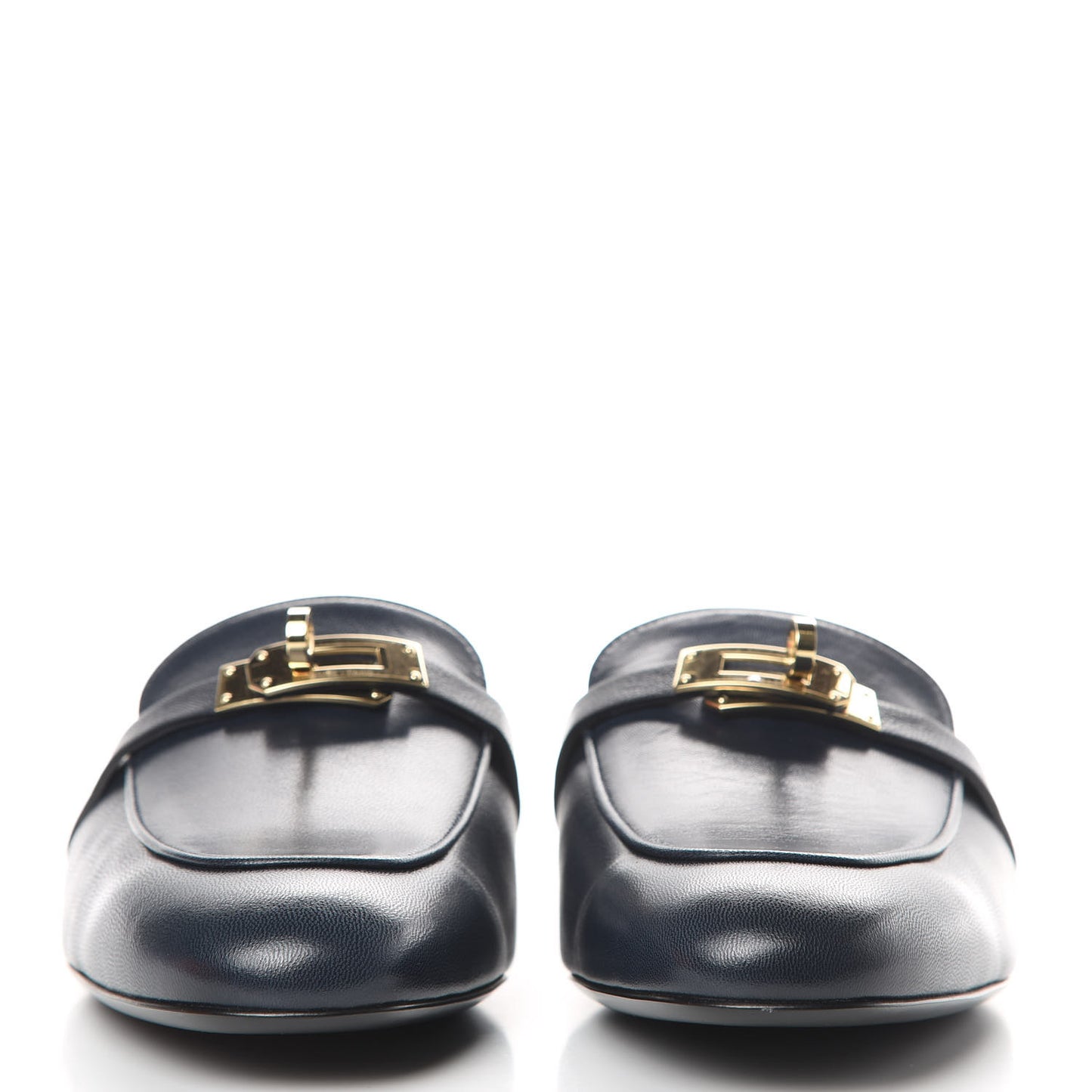 Goatskin Oz Mules 41 Bleu Indigo