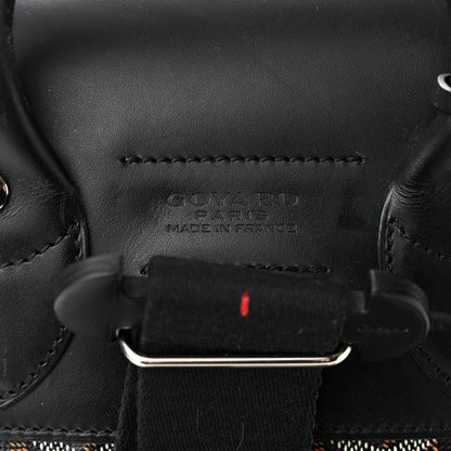 Goyard Goyardine Calfskin Alpin MM Backpack Black 8 of 11