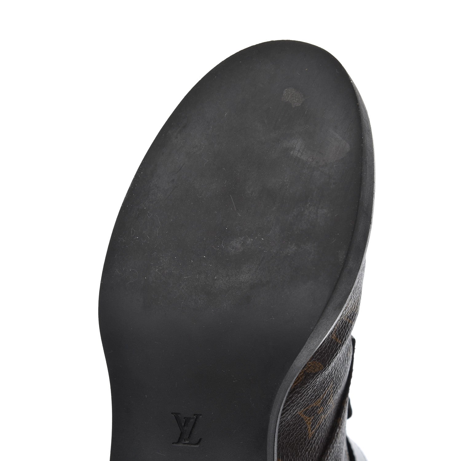 Louis Vuitton Monogram Calfskin Wonderland Flat Ranger Boots 36 Black 16 of 22