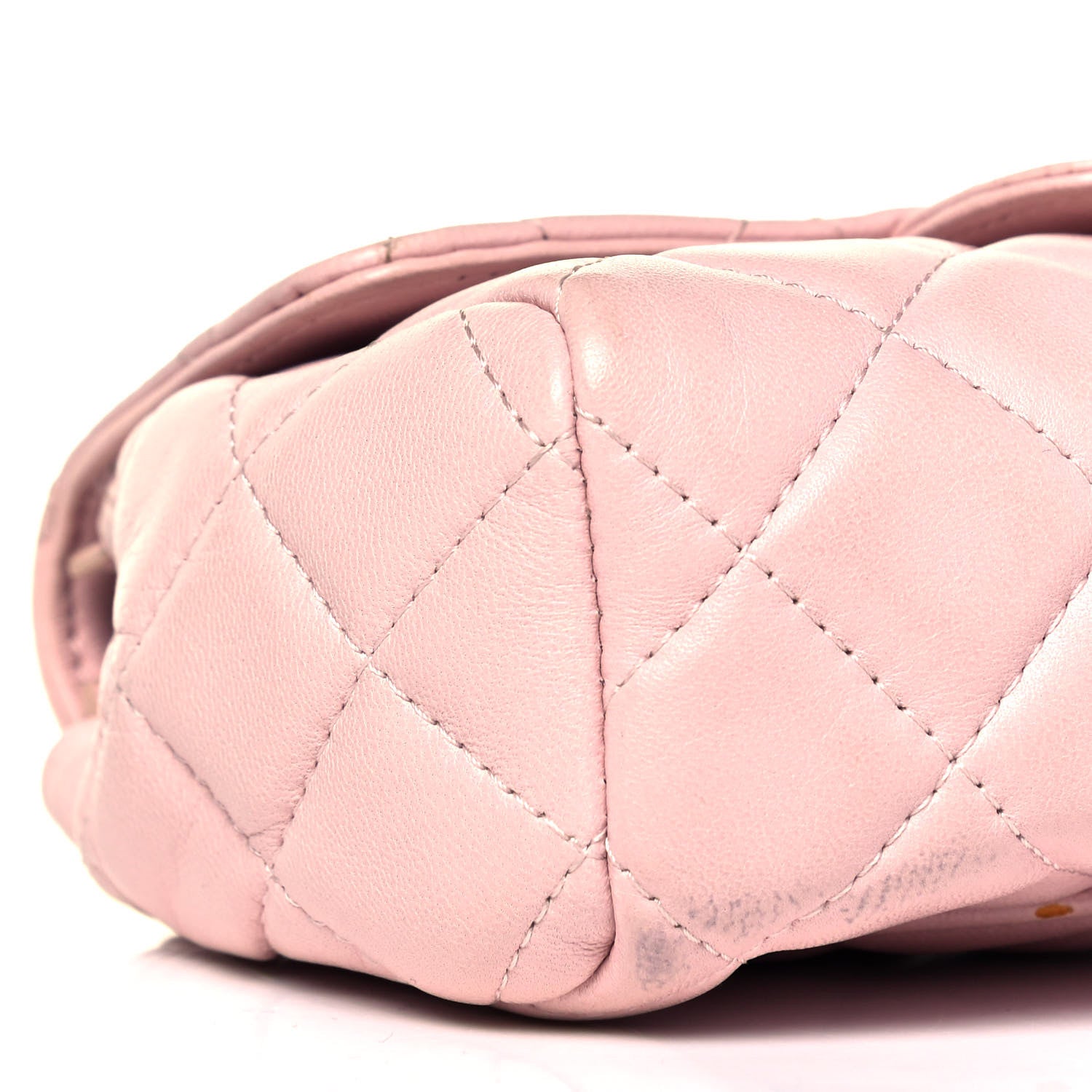 Chanel Lambskin Quilted Flap Cosmetic Case Light Pink 8 of 9