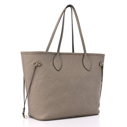 Louis Vuitton Empreinte Monogram Giant Neverfull MM Tourterelle 4 of 15