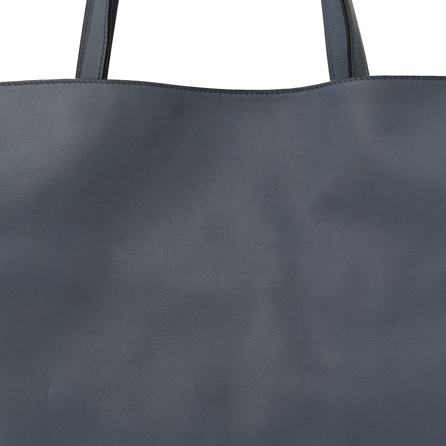 Calfskin Flamenco Knot XL Tote Bag Atlantic Blue