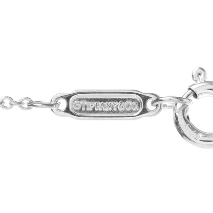 Tiffany Sterling Silver Heart Key Pendant Necklace 6 of 7