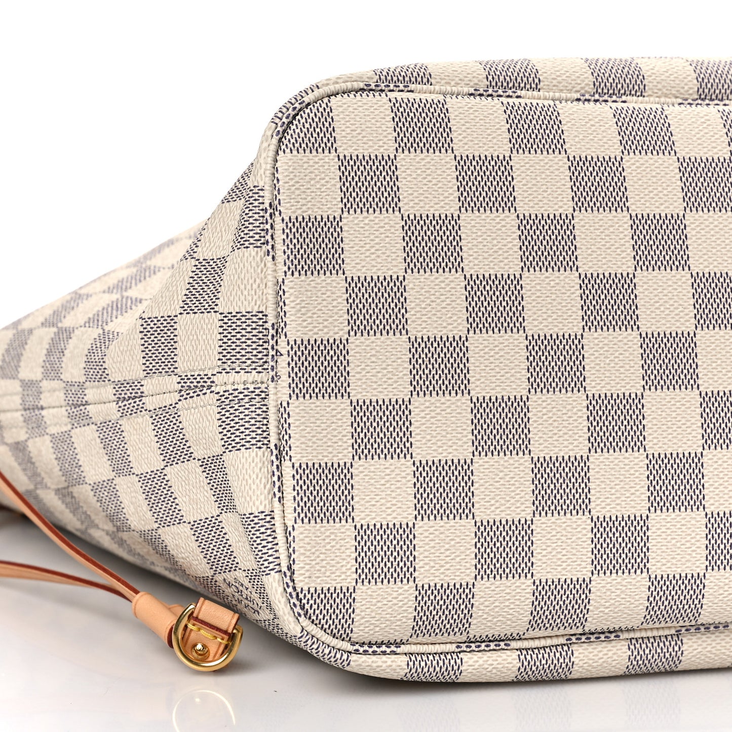 Damier Azur Neo Neverfull MM Rose Ballerine