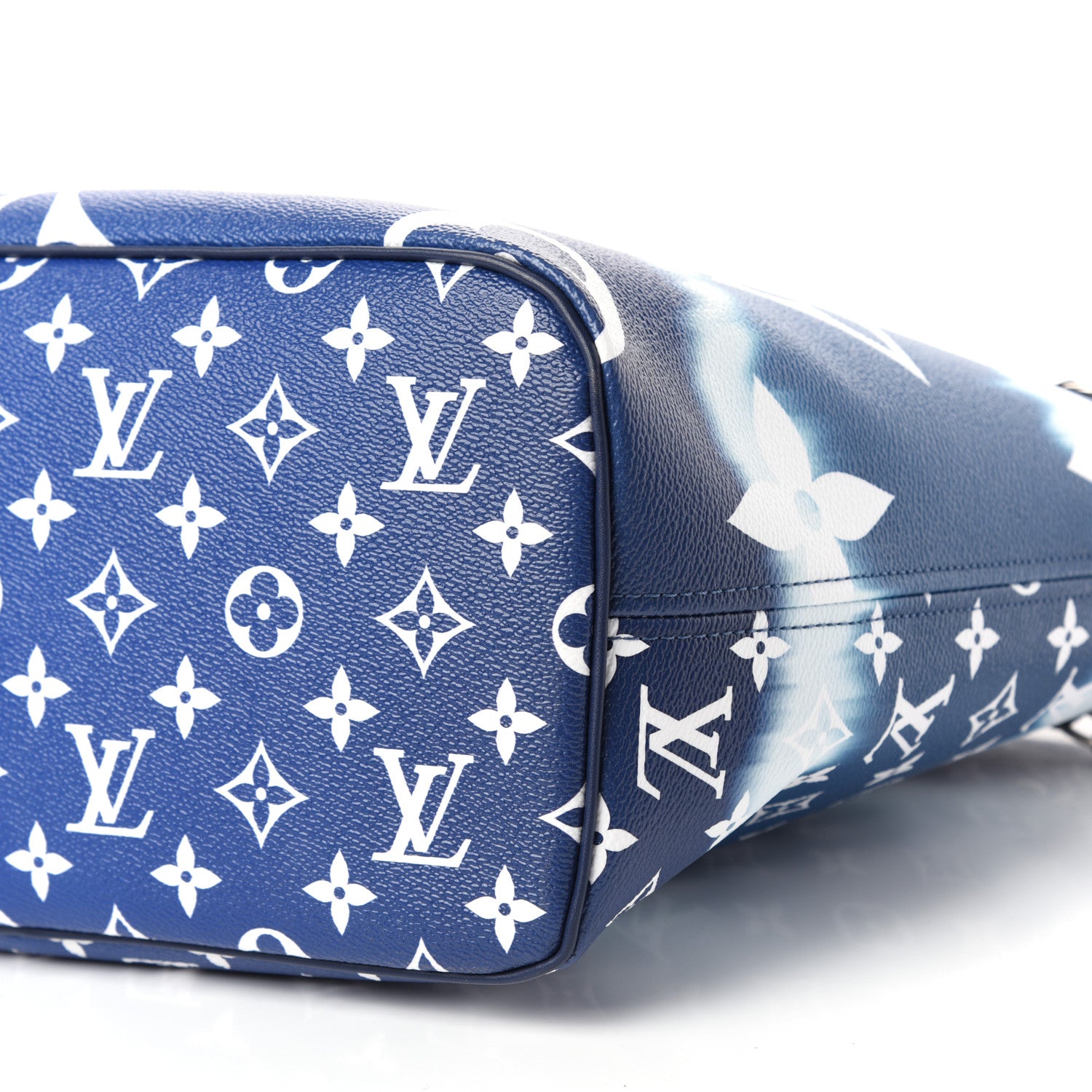 Louis Vuitton Monogram Escale Neverfull MM Blue 9 of 10