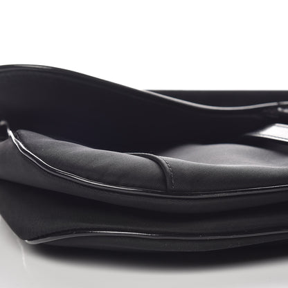 Christian Dior Nylon Double Saddle Bag Black 8 of 13