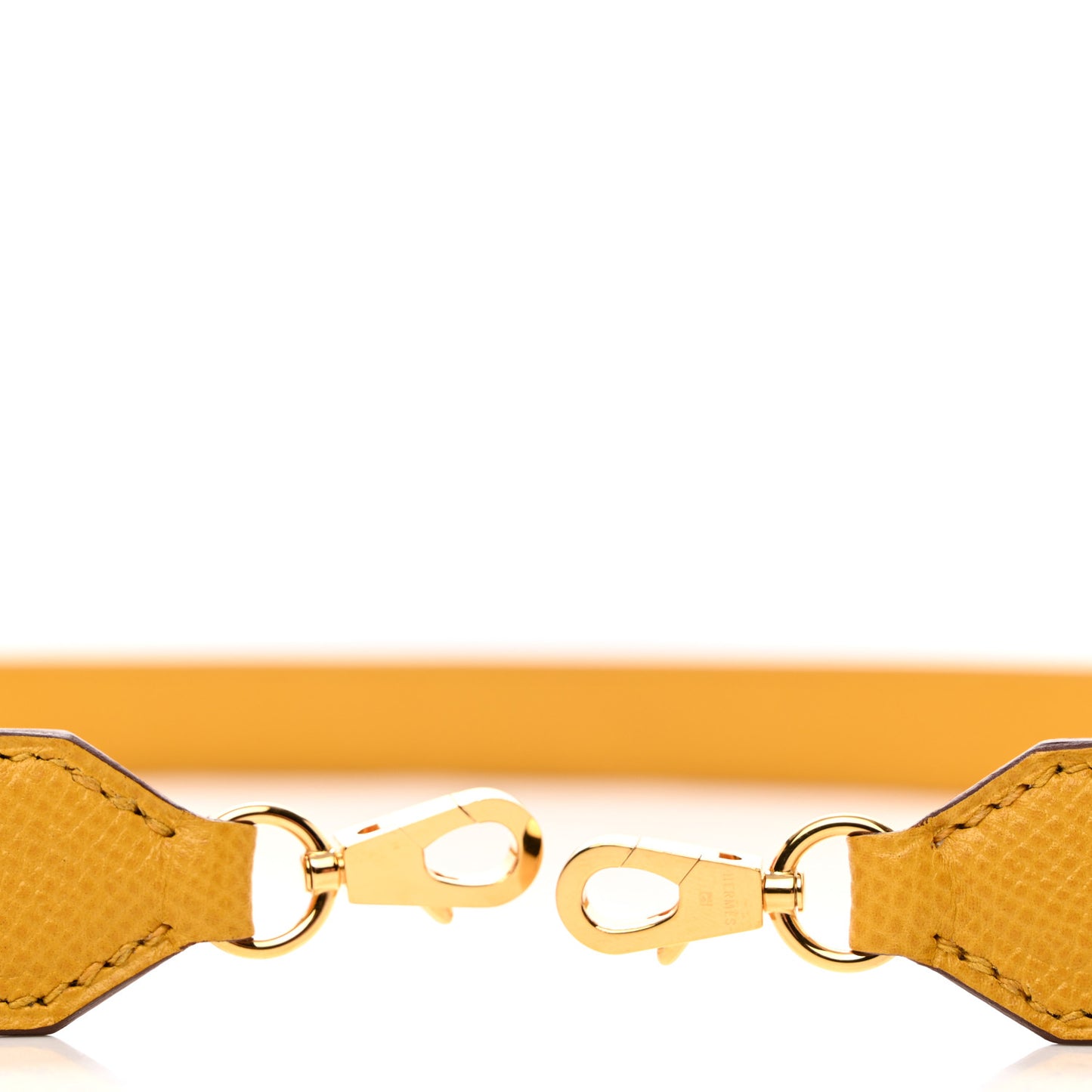 Epsom 25mm Tressage Shoulder Strap Ambre Brique Blanc