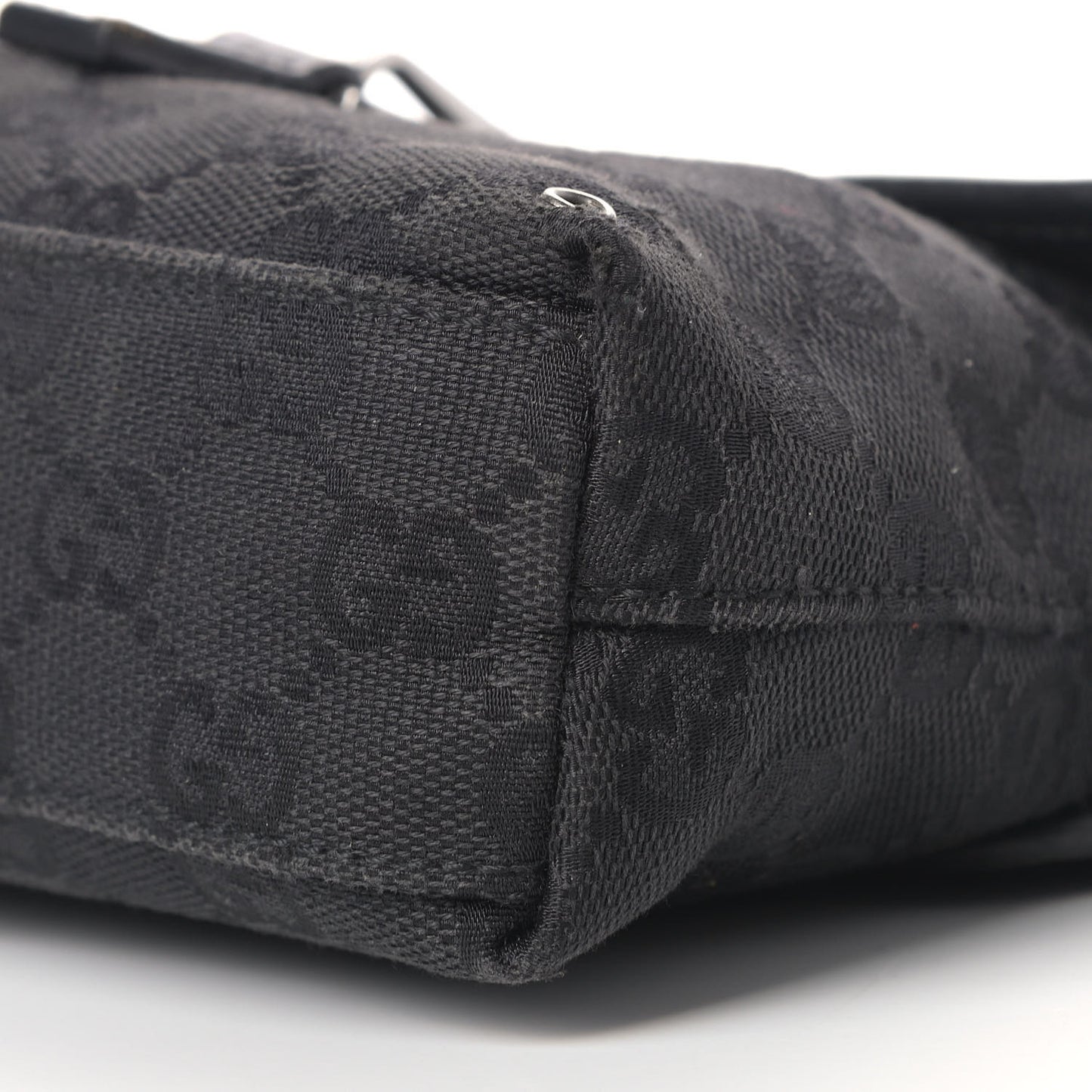 GG Monogram Web Flight Belt Bag Black