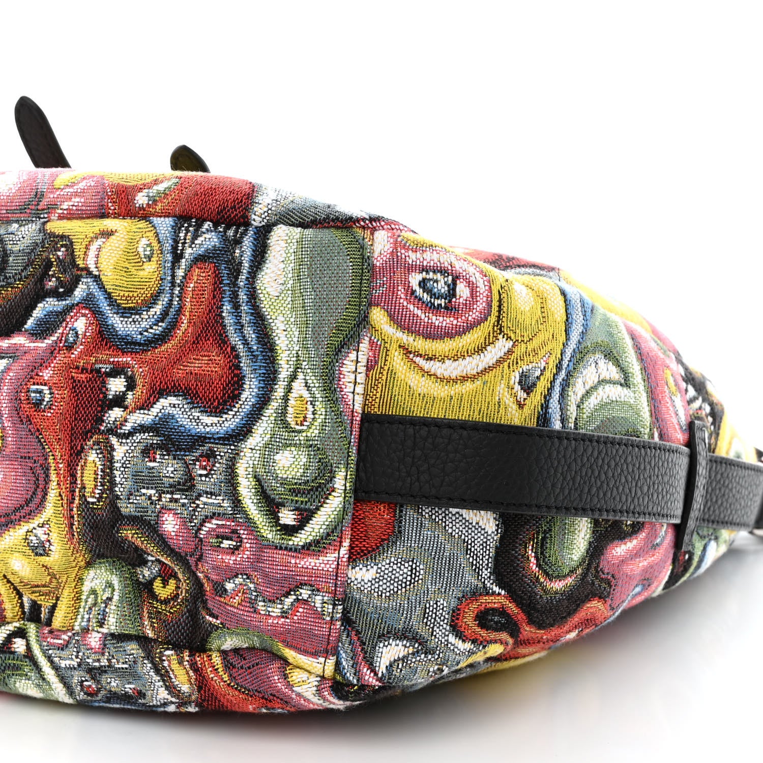 Christian Dior X KENNY SCHARF Jacquard Printed Soft Saddle Bag Multicolor 10 of 10