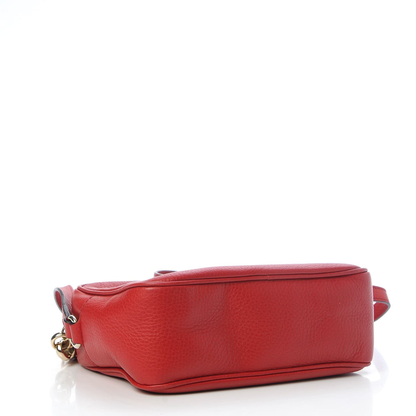 Pebbled Calfskin Small Soho Disco Bag Tabasco Red