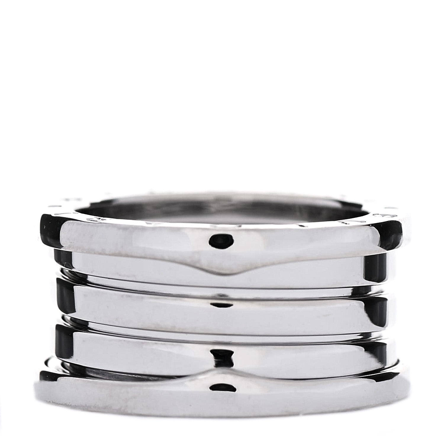 Bulgari 18K White Gold B.Zero1 Four-Band Ring 53 6.5 6 of 12