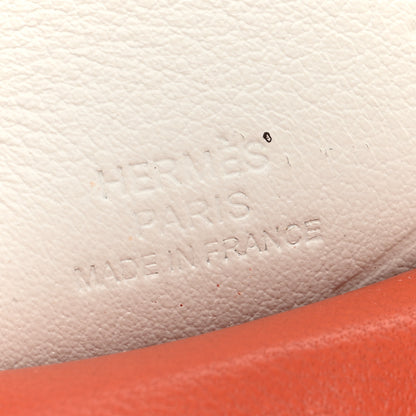 Hermes Milo Lambskin Grigri Rodeo Pegase Horse Bag Charm MM Orange Poppy Craie Terre Battue 3 of 5