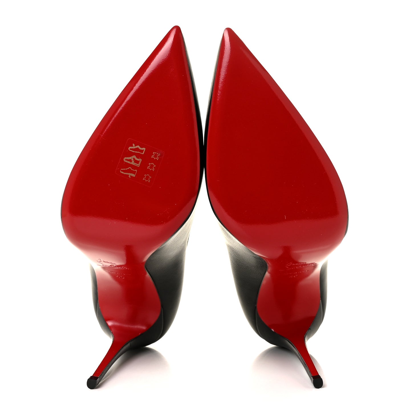 Shiny Nappa Kate 100 Pumps 40 Black