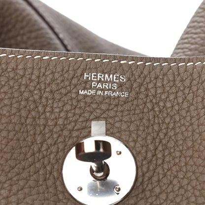 Hermes Taurillon Clemence Lindy 30 Etoupe 6 of 9