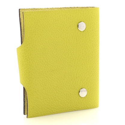 Hermes Togo Ulysse Mini Notebook Cover Soufre 3 of 8
