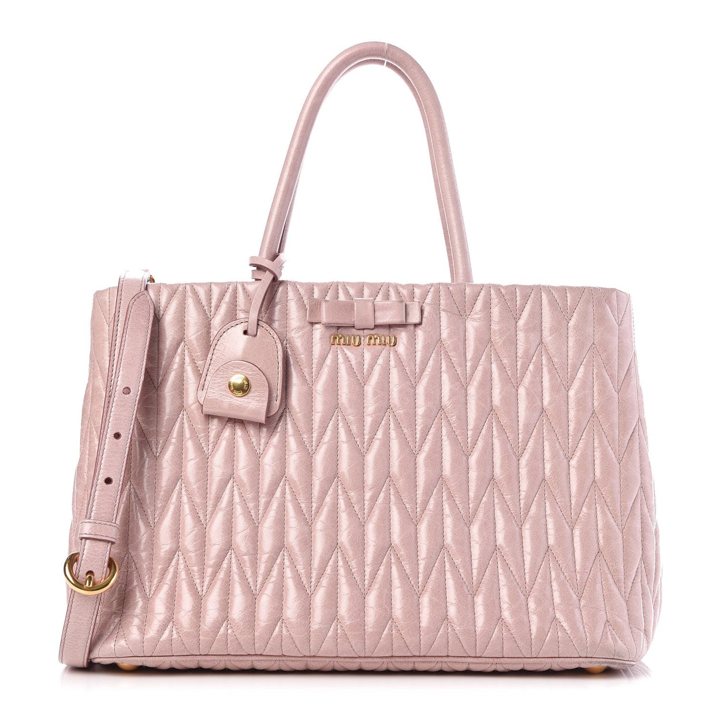 Vitello Shine Trapu Tote Mughetto