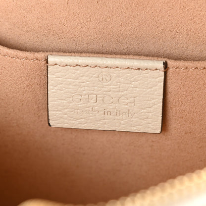 Gucci GG Supreme Monogram Textured Calfskin Web Mini Ophidia Shoulder Bag Beige Ebony Mystic White 6 of 11