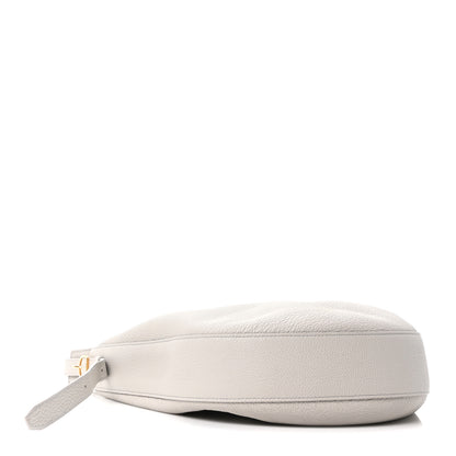 Khaite Pebbled Calfskin Augustina Small Crossbody Light Grey 4 of 10