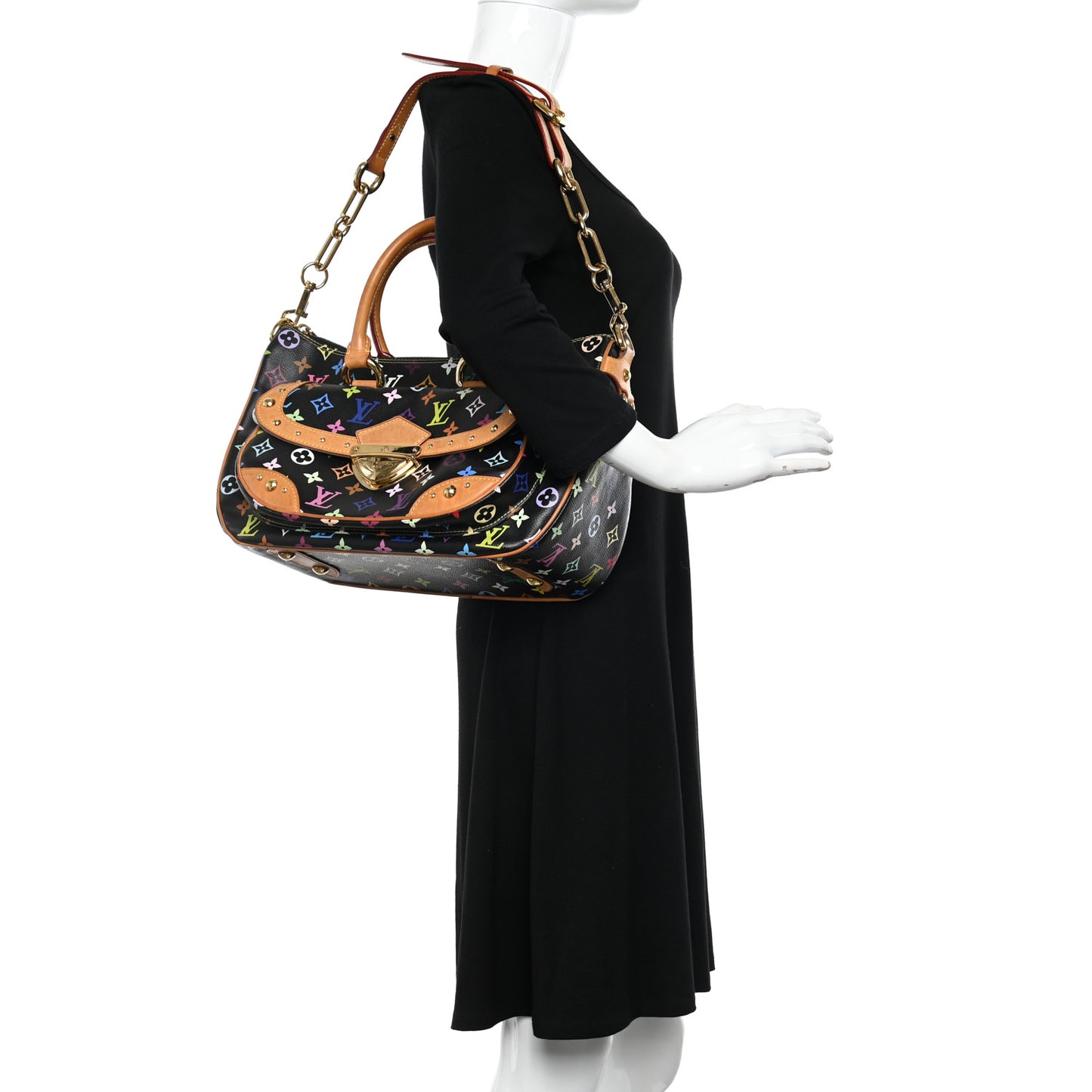 Monogram Multicolor Rita Black