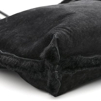 Bottega Veneta Shearling Reversible Tote Black 12 of 15