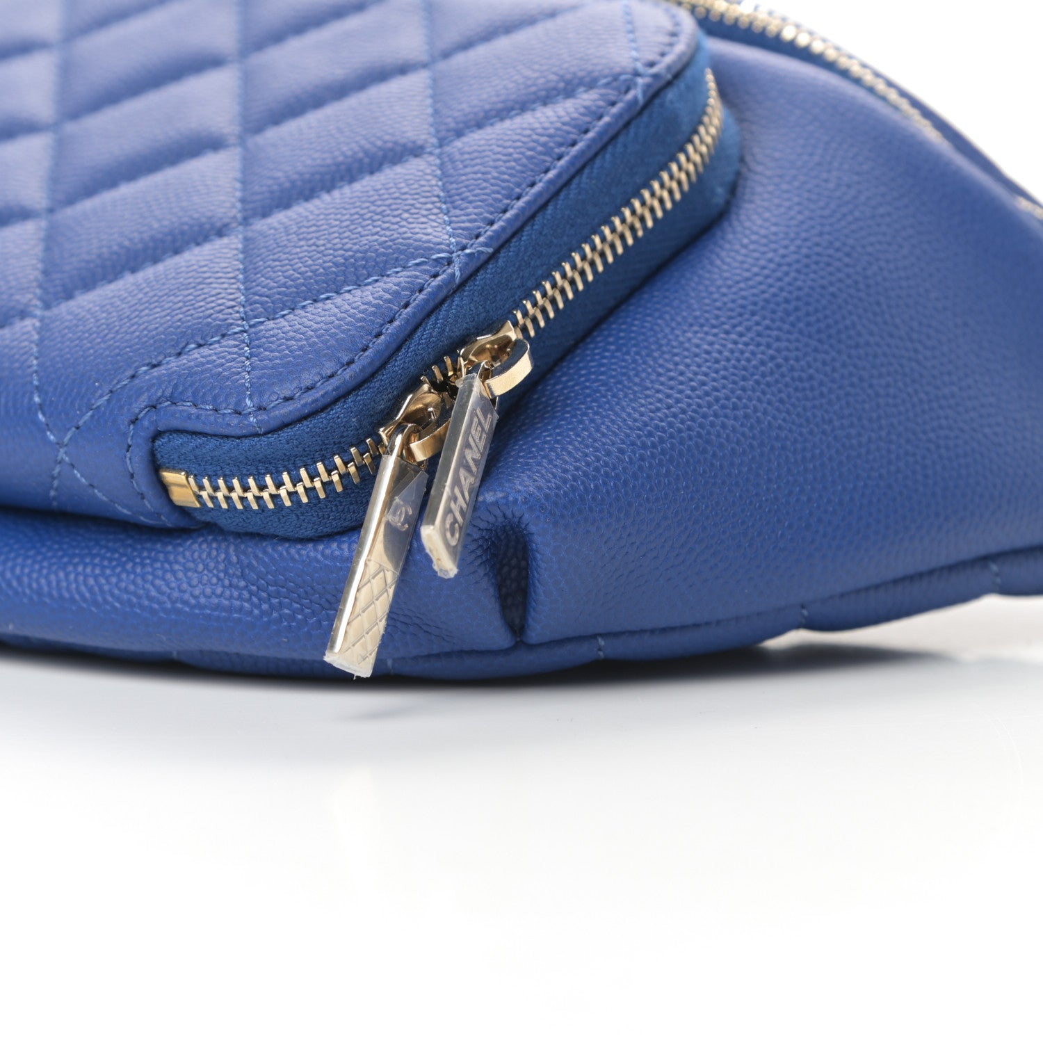 Chanel Caviar Quilted Business Affinity Waist Belt Bag Dark Blue 10 of 10