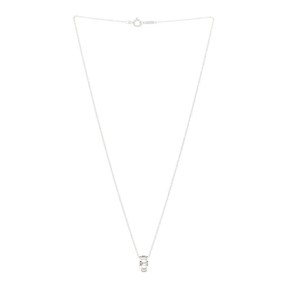 Tiffany Sterling Silver Atlas Open Pendant Necklace 3 of 4
