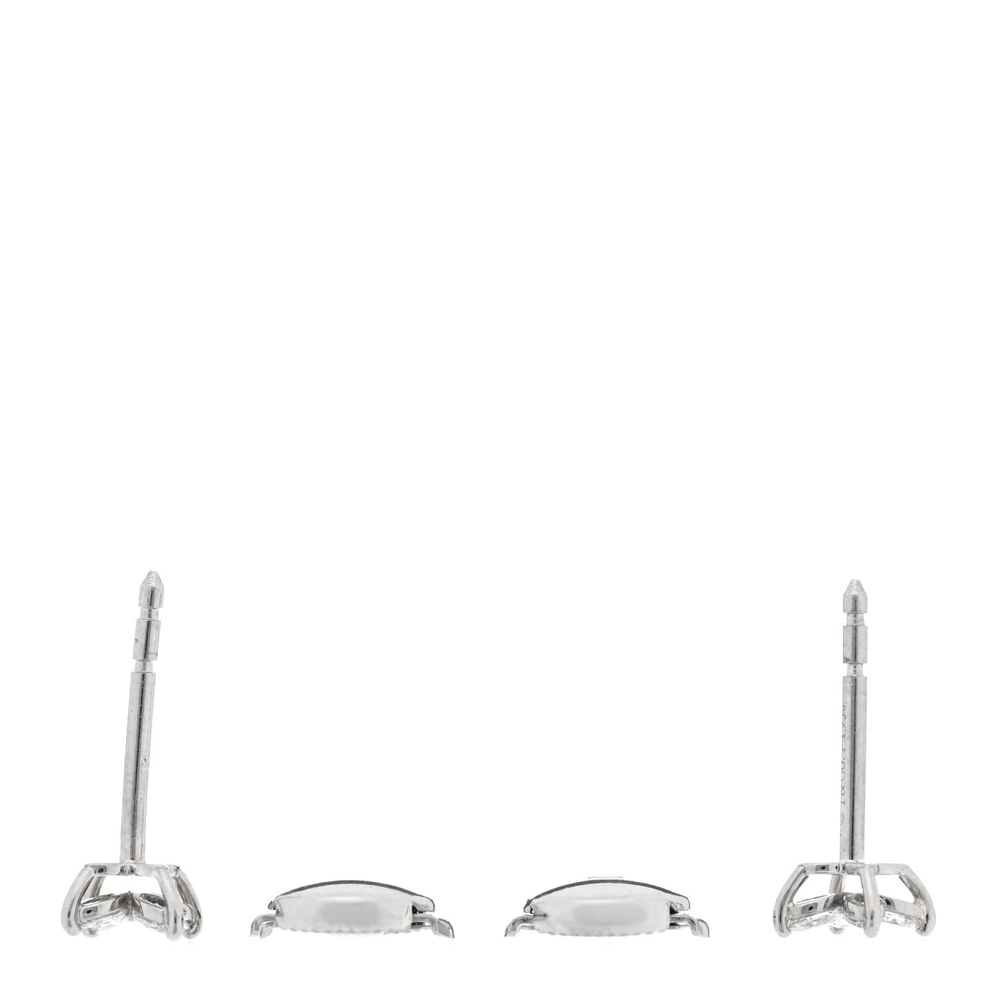 Platinum Diamond .19ct Mini Victoria Earrings