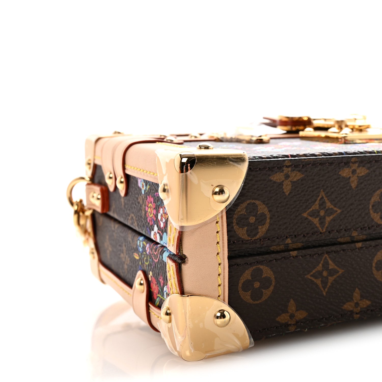 Louis Vuitton LV X TM Monogram Flowers Petite Malle 8 of 9