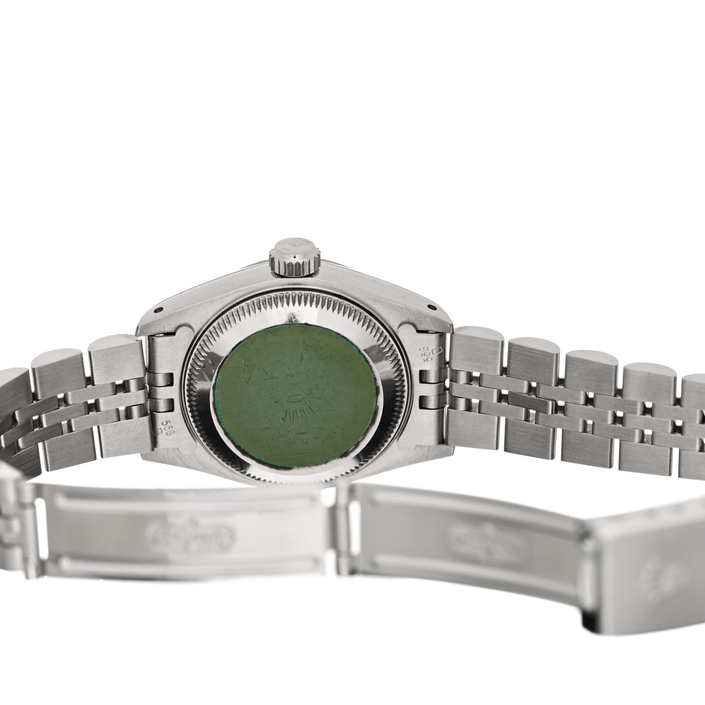 Stainless Steel 18K White Gold Diamond 26mm Oyster Perpetual Datejust Watch Silver 69174