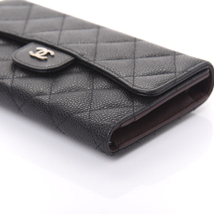 Chanel Caviar Quilted Large Flap Wallet Black 7 of 11