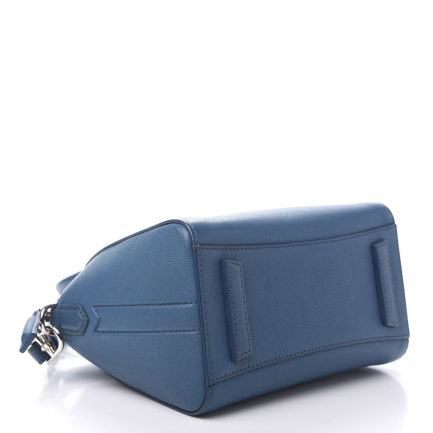 Sugar Goatskin Mini Antigona Medium Blue