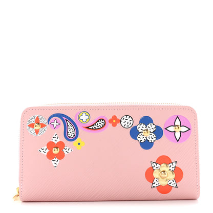 Louis Vuitton Epi Blooming Flowers Zippy Wallet Rose Ballerine 1 of 7