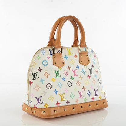 Louis Vuitton Monogram Multicolor Alma White 3 of 7